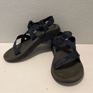 Chaco Z Cloud Sandals Men's Size 10 Navy Black Adjustable Hiking Summer Shoes